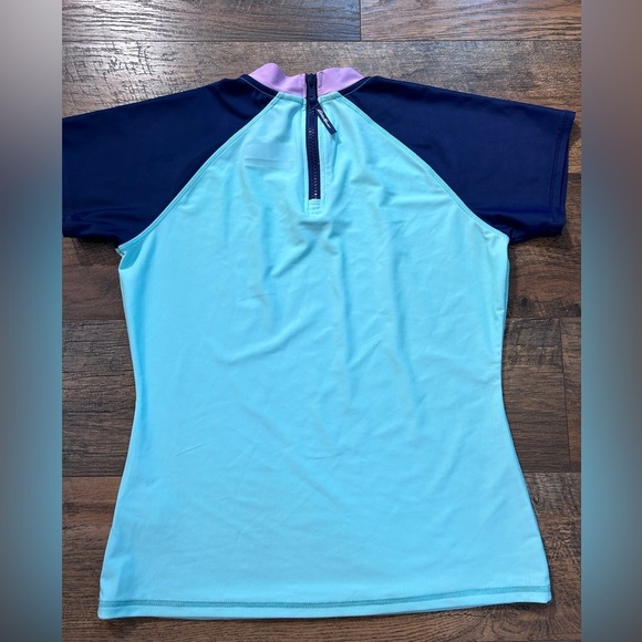 Eddie Bauer Girls Rash guard Swim Top Kids Large 14/16 - Picture 5 of 8